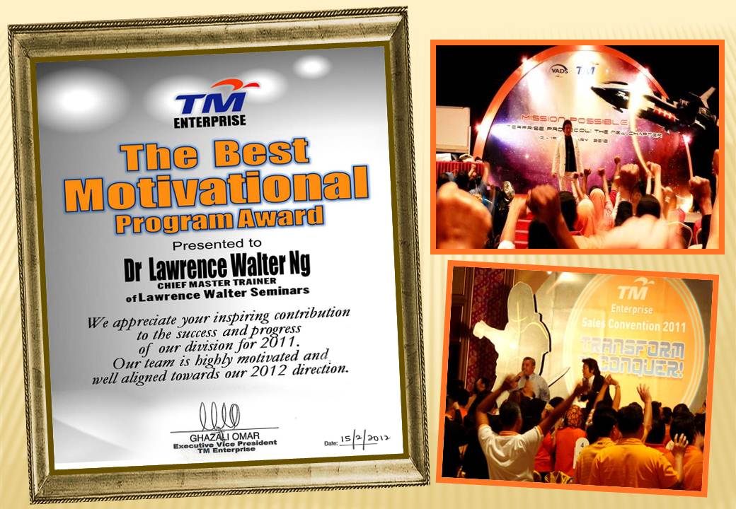 lawrence walter ng motivational speaker