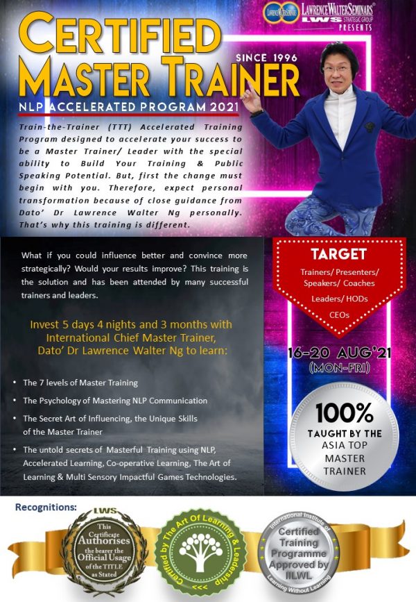 Certified Train-the-Master Trainer